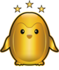 Gold 3-stars conjugation rank badge