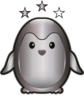 Silver 2-stars conjugation rank badge